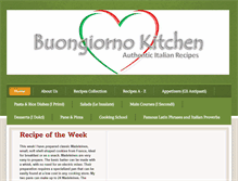 Tablet Screenshot of buongiornokitchen.com